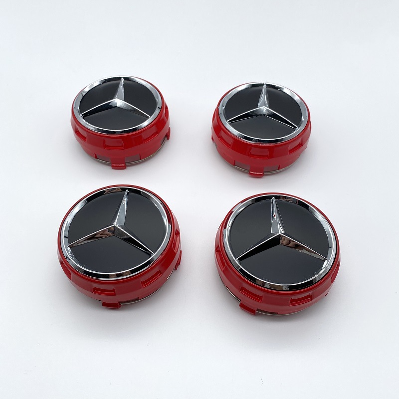 Suitable for Mercedes-Benz hub center cover 75mm high foot hub cover AMG center hub cover standard in stock wholesale