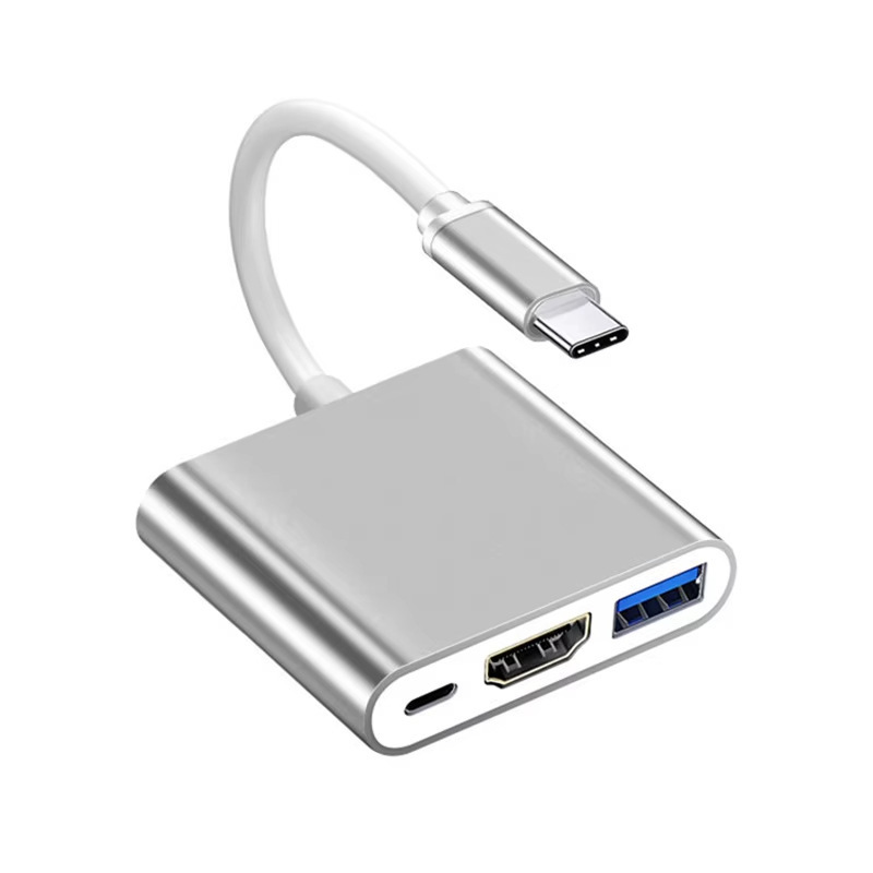 4K スリーインワン ドッキング ステーション 3.0USBC ドッキング ステーション ハブ ラップトップ携帯電話コンバータ アダプタ|undefined