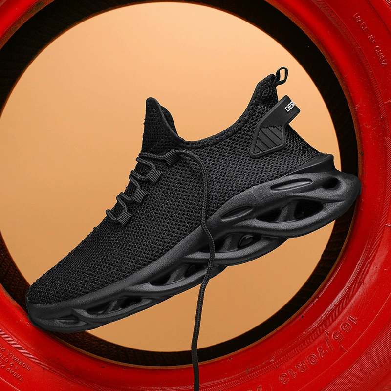 Мужская обувь трансграничный большой размер мода повседневная новая сетчатая спортивная обувь