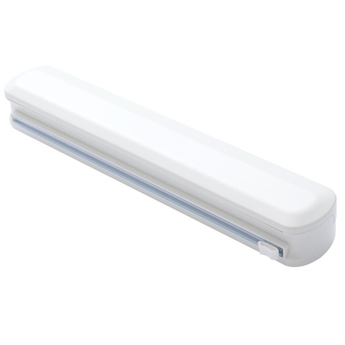 Sliding knife cling film cutter household kitchen artifact with suction cup cling film box cutting box cutting tin paper divider