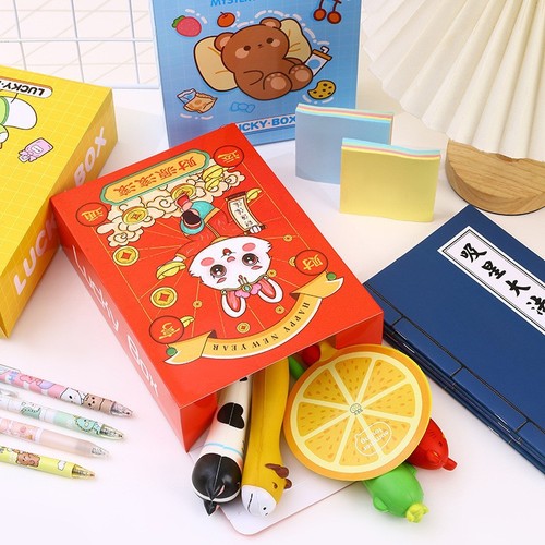 Stationery blind box gift box set elementary school birthday gift student prizes school stationery surprise blind box lucky box