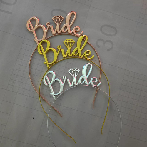 Hot-selling alloy bridal headwear bride-to-be crown hairband children's birthday number crown accessories