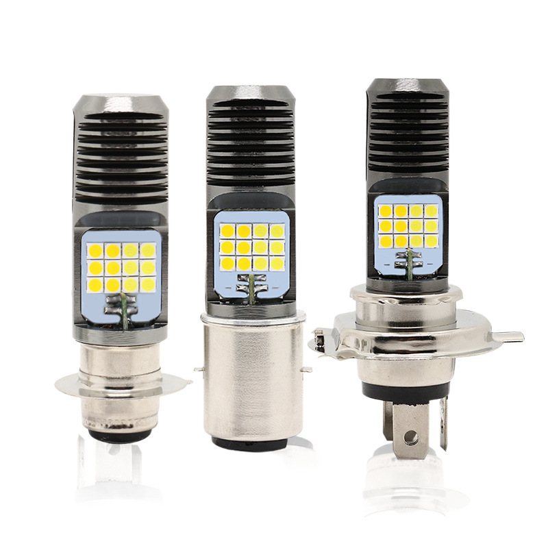 Motocicleta eléctrica H4 H6 PX15D 24 lámpara de una sola garra doble garra tres garras luz delantera de alta potencia