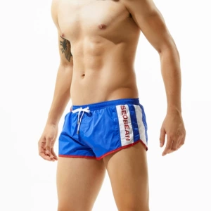 SEOBEAN Men's Sports Shorts, 1-3CM Length, Breathable and Comfortable, Suitable for All Seasons