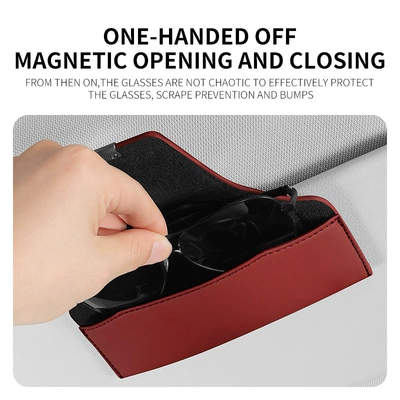 magnetic sunglasses car supplies — Car Glasses Clip/Bill Clip
