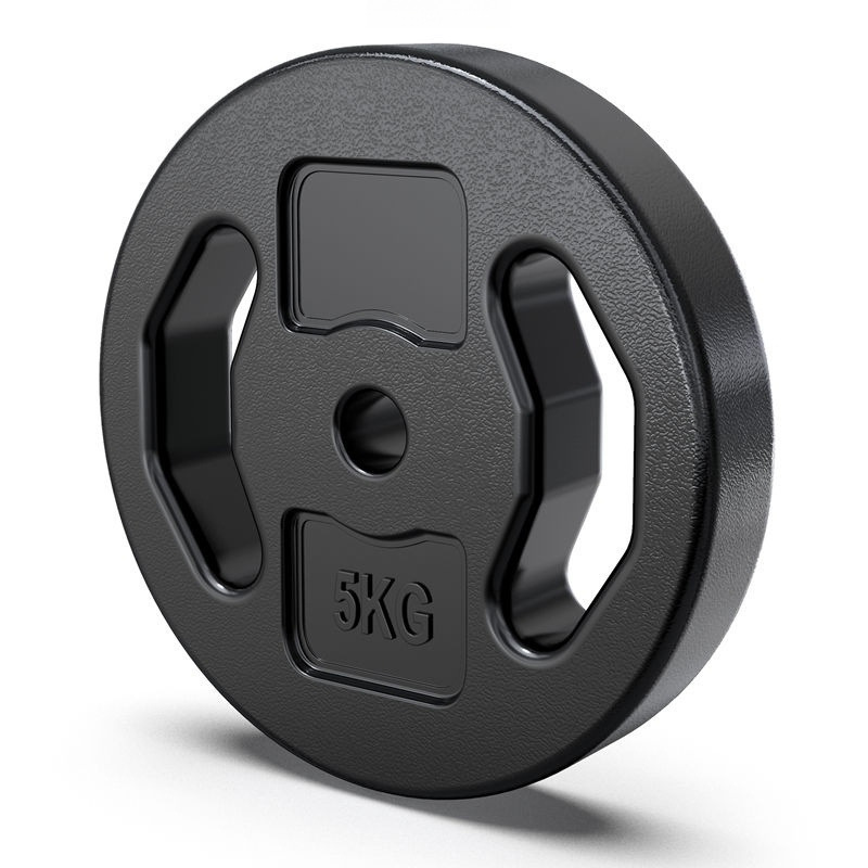 Hand-Held Hole Barbell Plates, Rubber-Coated Barbell Dumbbell Plates, Hole cm Suitable For. And. cm Diameter Barbell Bars