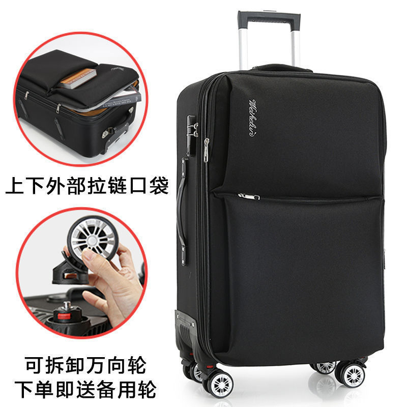 Método de maleta de viaje Oxford Bra-bar, maleta de moda para hombres y mujeres, maleta de estilo coreano, lienzo, caja de código, maleta de cuero.