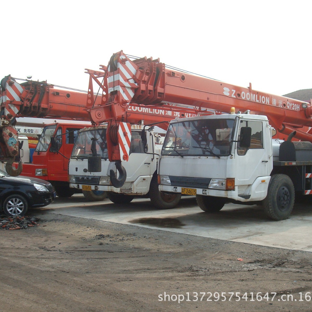 上海出售二手浦沅8吨16吨吊车 25吨汽车吊 2手轮式起重机 车况好