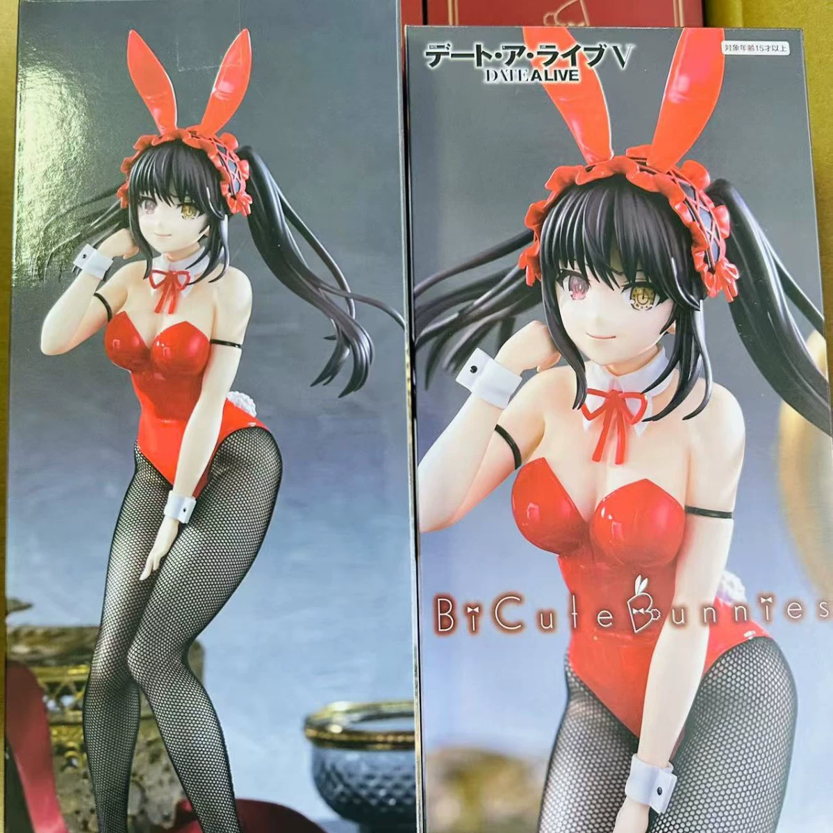 Фигура FURYU Hatsune Miku — пижама с ушками кролика, поза сидя, коллекционная, маленькая 0.005 кг