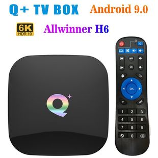 Foreign Trade Q Plus Set-Top Box Quanzhi H6 Single-Band Wifi Tv Box Hd 6K Android 9.0 Tv Box Recommended