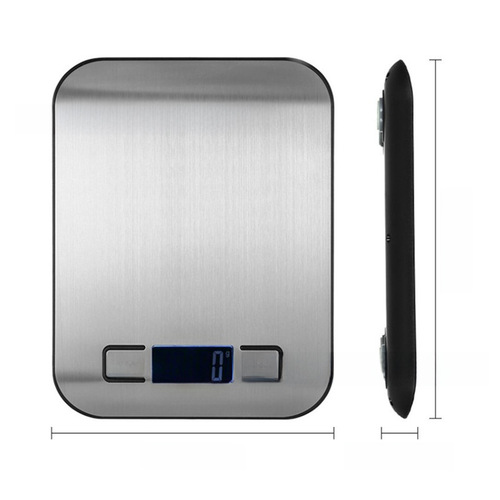 Stainless steel 5kg kitchen scale for home use, waterproof digital food baking gram scale, Amazon best-selling kitchen electronic scale