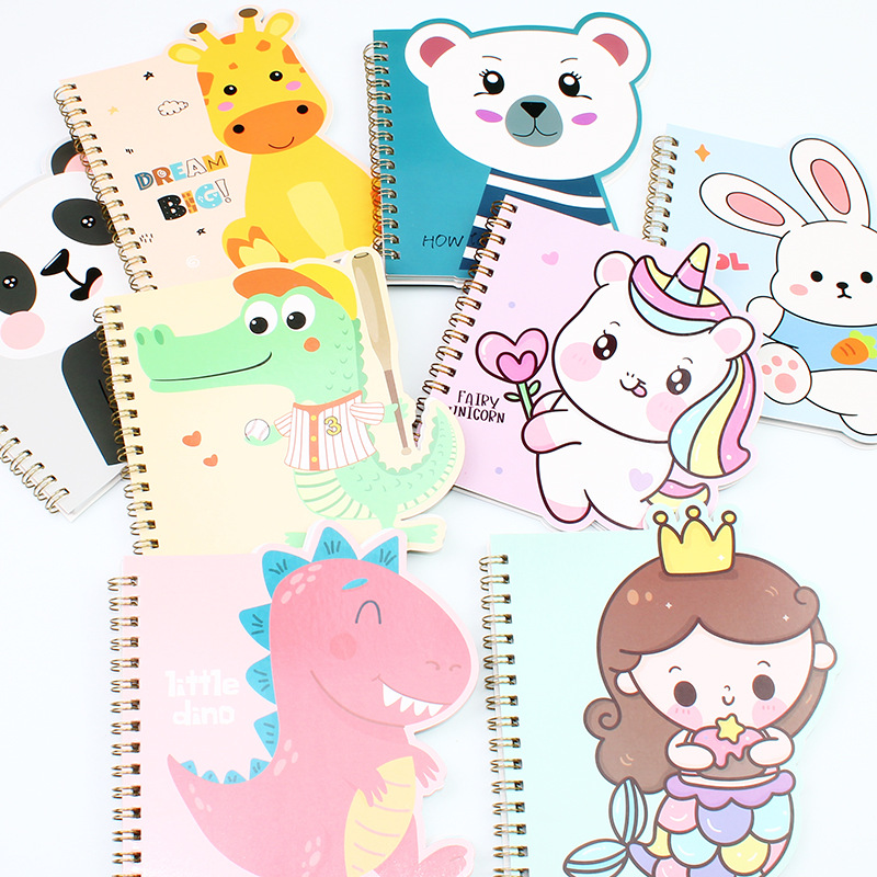 1 Piece Animal Class Learning Paper Cute Pastoral Loose Spiral Notebook display picture 1
