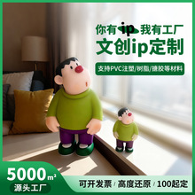 文创ip定制手办模型搪胶公仔树脂公仔pvc注塑企业ip摆件来图定制