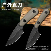 户外野营求生刀具高硬度多功能直刀迷你小刀防身便携水果刀批发