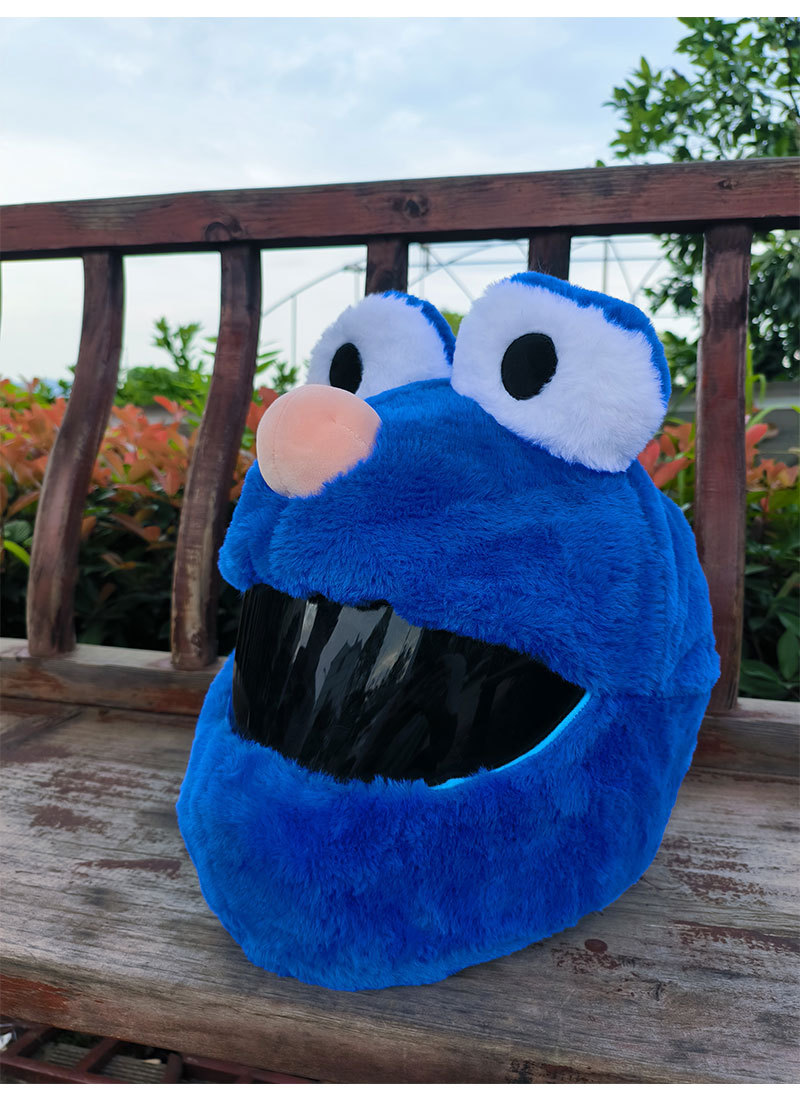 Cubierta de casco de motocicleta Cubierta de casco de felpa puntual Cubierta de casco completo Cubierta de casco de motocicleta Tacón de viento Moda de moda