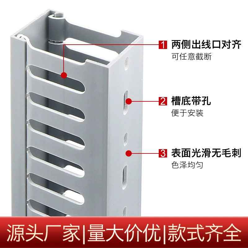 ПВХ распределительная канавка линейная канавка утолщение огнестойкой изоляции электрошкаф коробка управления канавкой