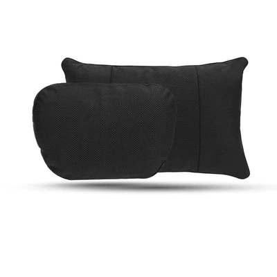 Bmw, Tesla, Li Auto, and – Headrest - black-perforated-headrest-and-lumbar-support-set