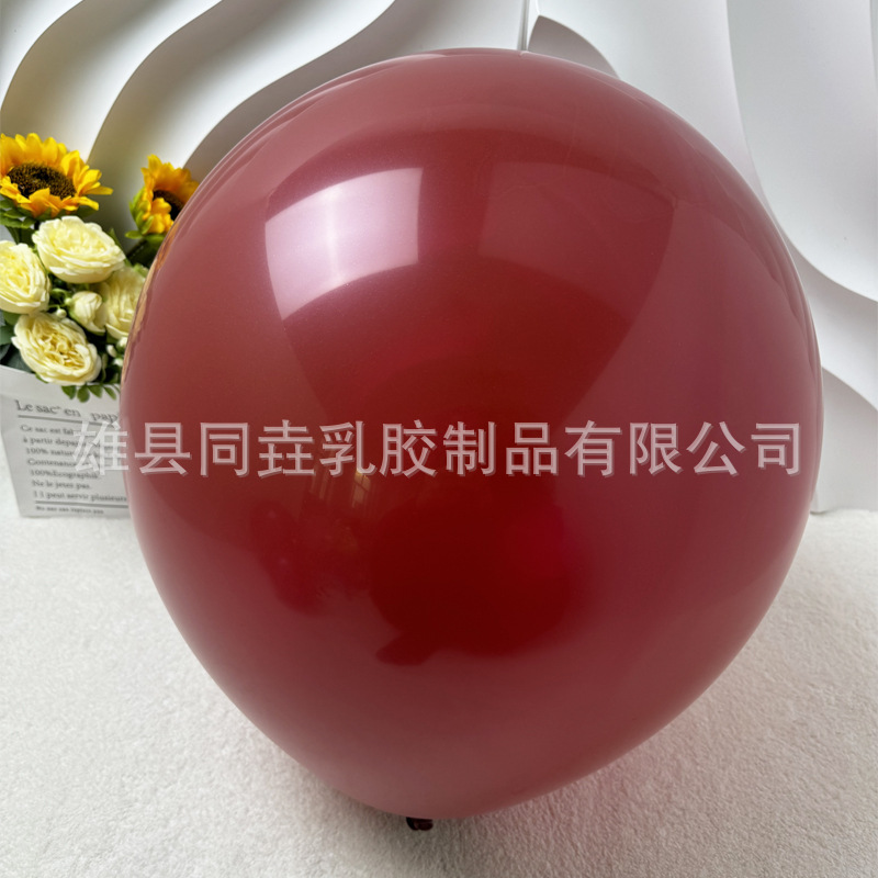 Rojo granate mate de 10 pulgadas (100 piezas)