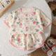 New Children's Double-layer Gauze Shorts Short-sleeved Pajamas Summer Thin Cotton Home Clothes suit for Boys and Girls