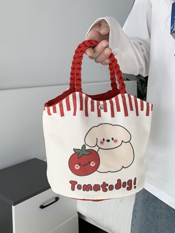 现货批发小号帆布手拎便当包diy布袋加工托特包袋印logo礼品袋|undefined
