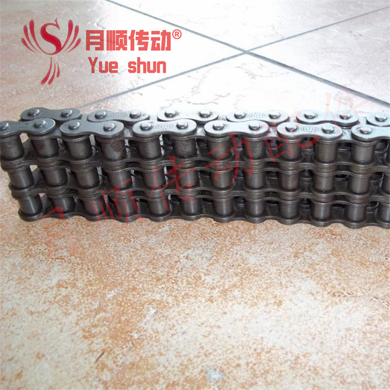A型链号04C 06C 08A 10A 12A 16A-2短节距精密滚子双排碳钢链条