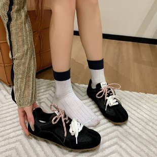 La marea no es sur ~ Forrest Gump, primavera de 2025, nuevo estilo, zapatos casuales retro, zapatos deportivos de entrenamiento moral, zapatos de mujer