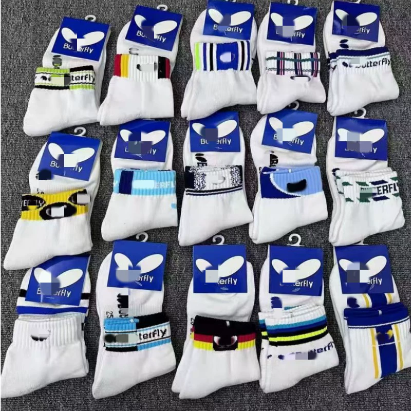 2025 новые носки для настольного тенниса носки для мужчин и женщин толстые полотенце днища спортивные носки игры тренировочные носки повседневные носки