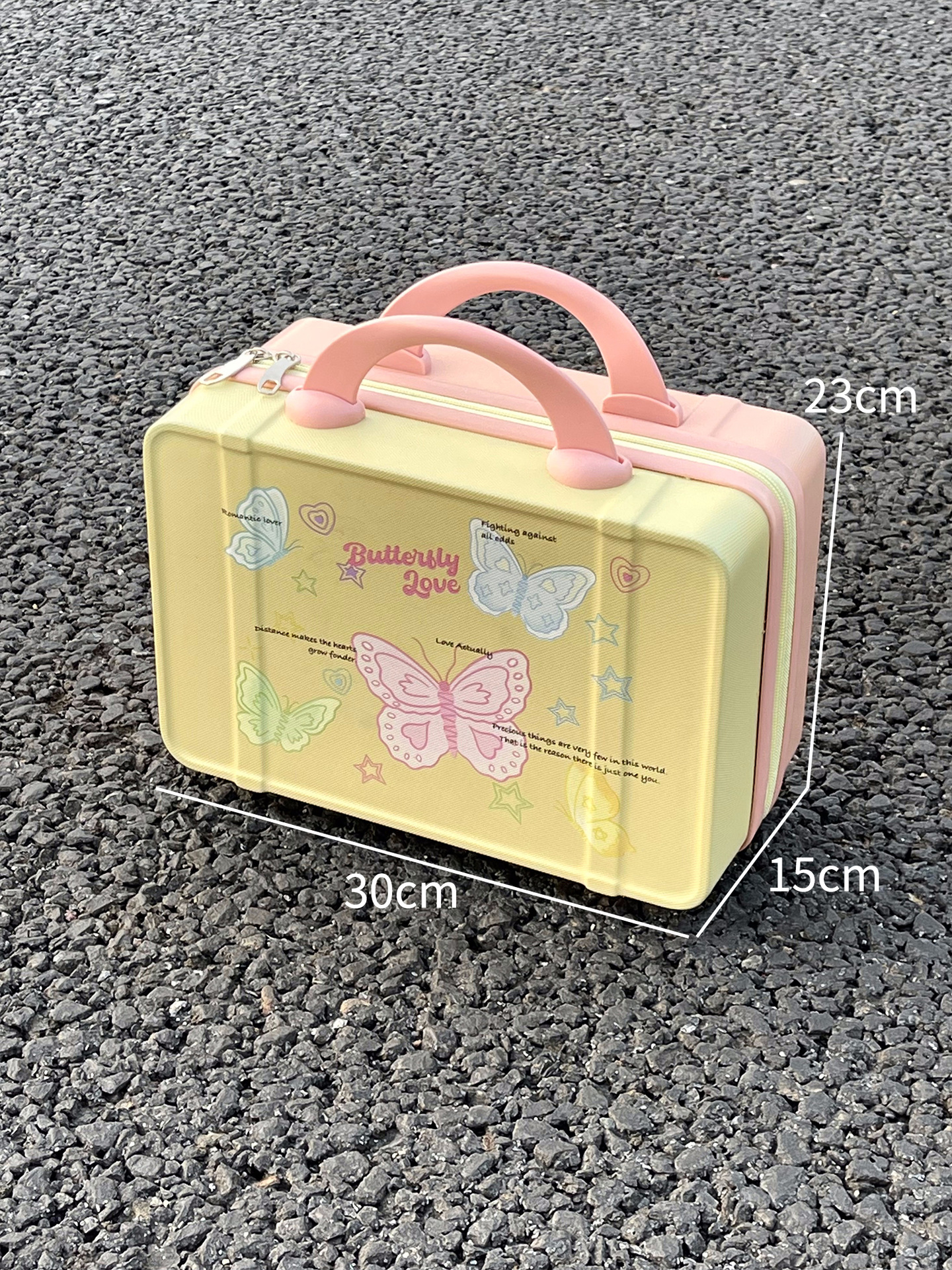 Original de 14 pulgadas maleta de mano maquillaje regalo de mano caja de boda pequeña mini caja puede imprimir logotipo