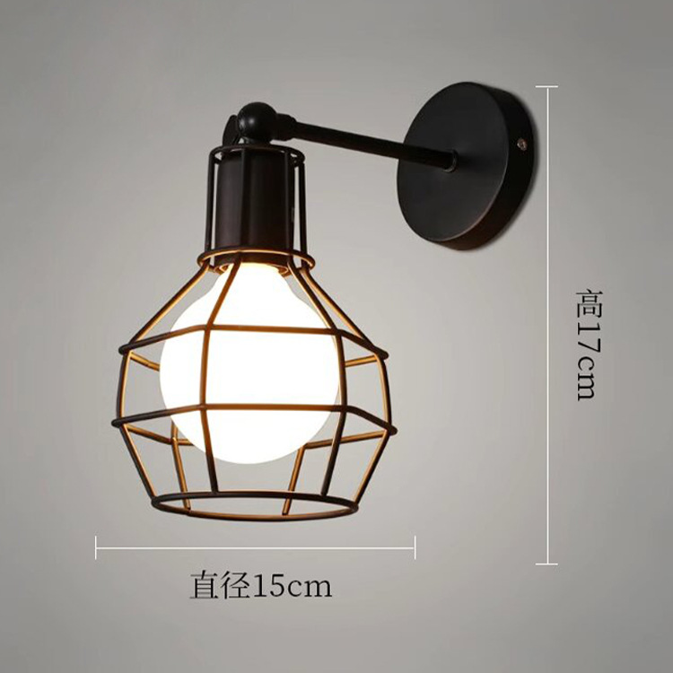 Estilo industrial retro americano, hierro forjado, cuerda de cáñamo, candelabro, restaurante, tienda de ropa, bar, ventana, nórdico, minimalista moderno