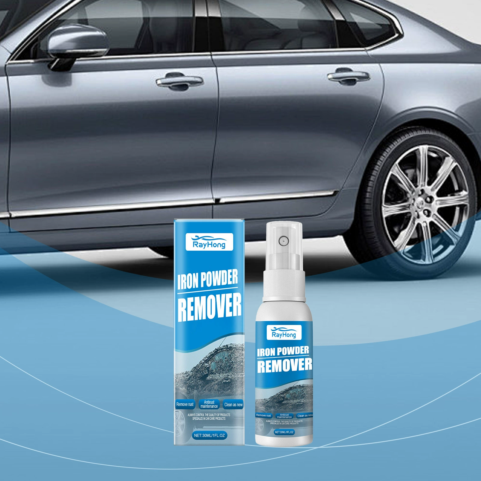 OUHOE Automobile iron powder rust removal spray anti-rust