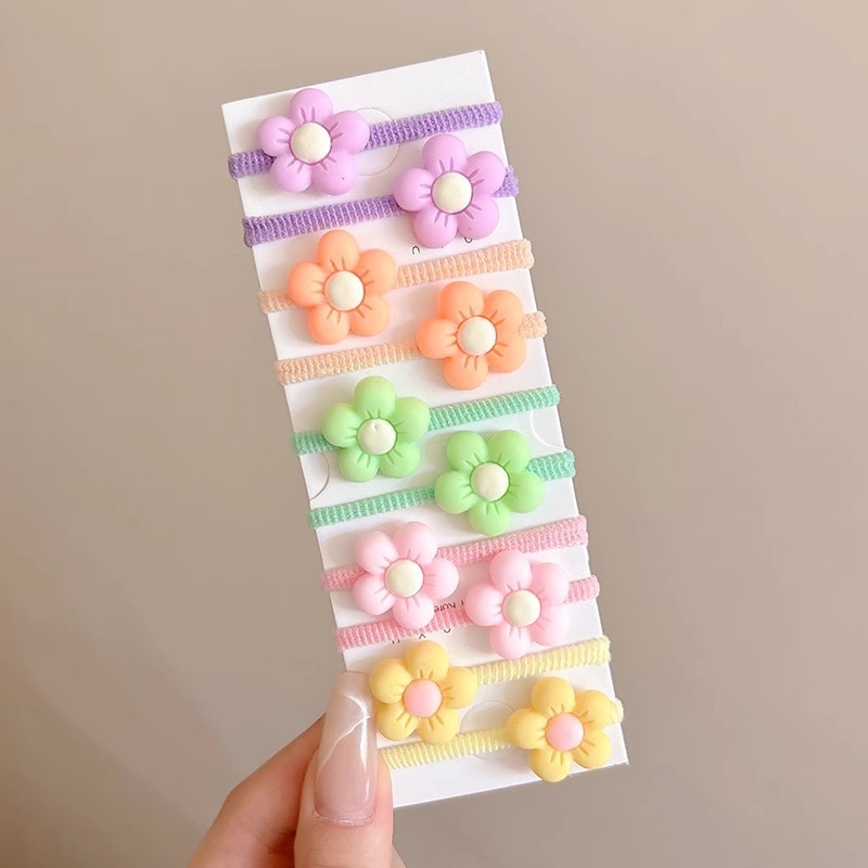 宝宝拇指发圈女童皮筋弹性好不伤发可爱啾啾头绳扎头发橡皮筋|undefined