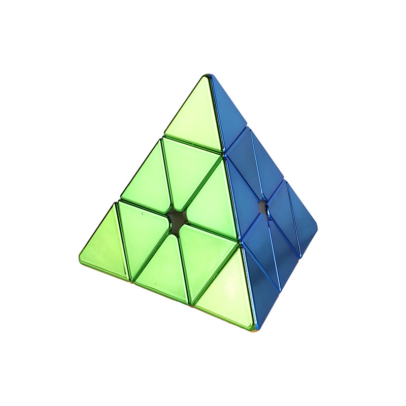 聖手伝説 ファンタジーカラー電気メッキ マジックアイ 2x2 3x3 ピラミッド 磁気スムーズスピードパフォーマンス 学生向けマジックキューブ|undefined
