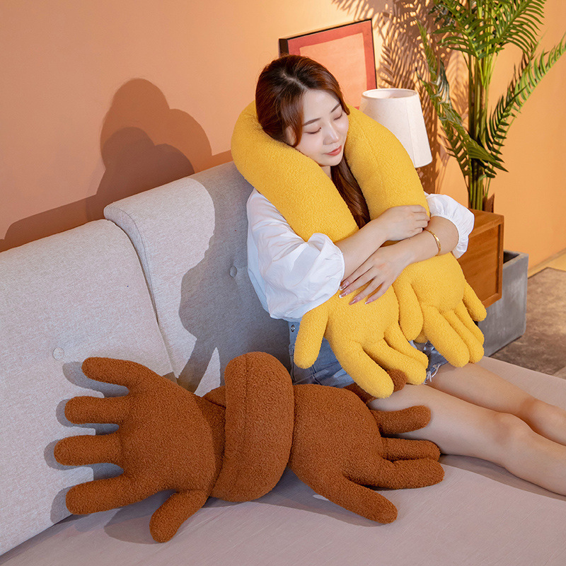 Funny Boyfriend Power Arm Pillow Long Arm Girl Sleeping Doll Long Arm Big Hand Hugging Doll Plush Doll
