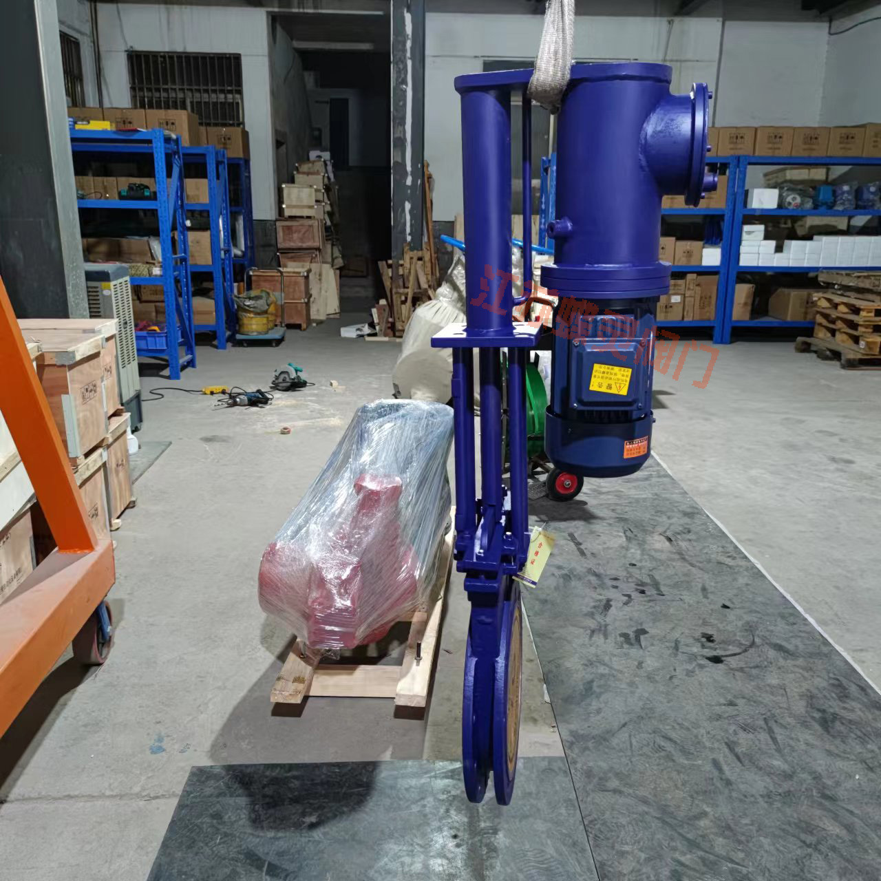 PZ273H-16C电液动刀型闸阀 DN1000插板阀 安装方便 体积轻巧