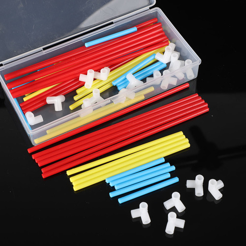 Polygons Bar Splicing Strip Demonstration of Three Sides Relationship Triangle Parallelogram Cube Frame Cut Model Wholesale 