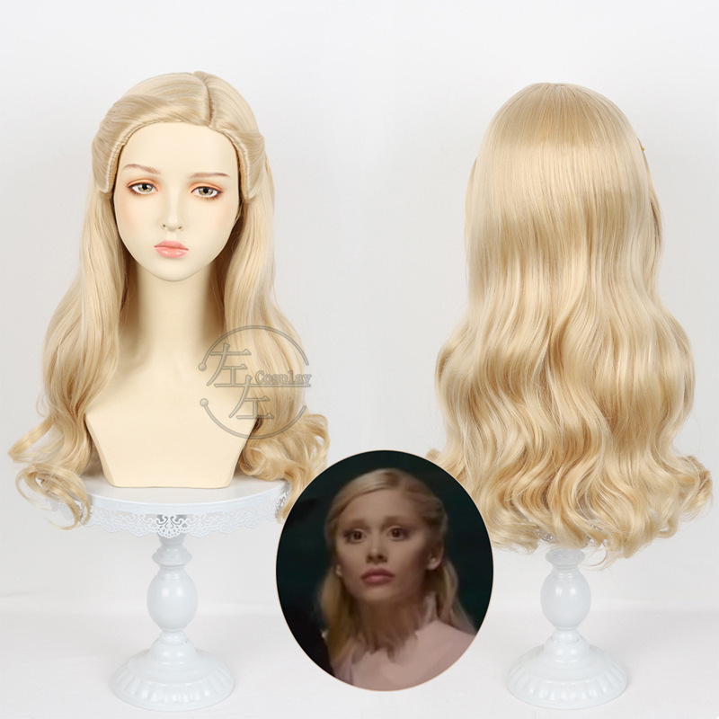 In Stock: Glinda the Wicked Witch Cosplay Wig, 2024 New Movie Wicked Scalp Top Wig