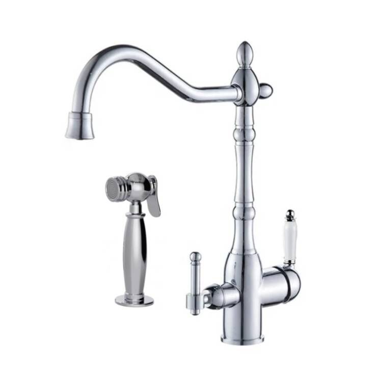 Cross-border kitchen faucet rotating three-in-one multi-function purifying drinking water basin wash basin retro faucet