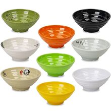 加厚A5密胺仿瓷螺纹碗面碗汤碗麻辣烫专用加厚防摔耐高温可