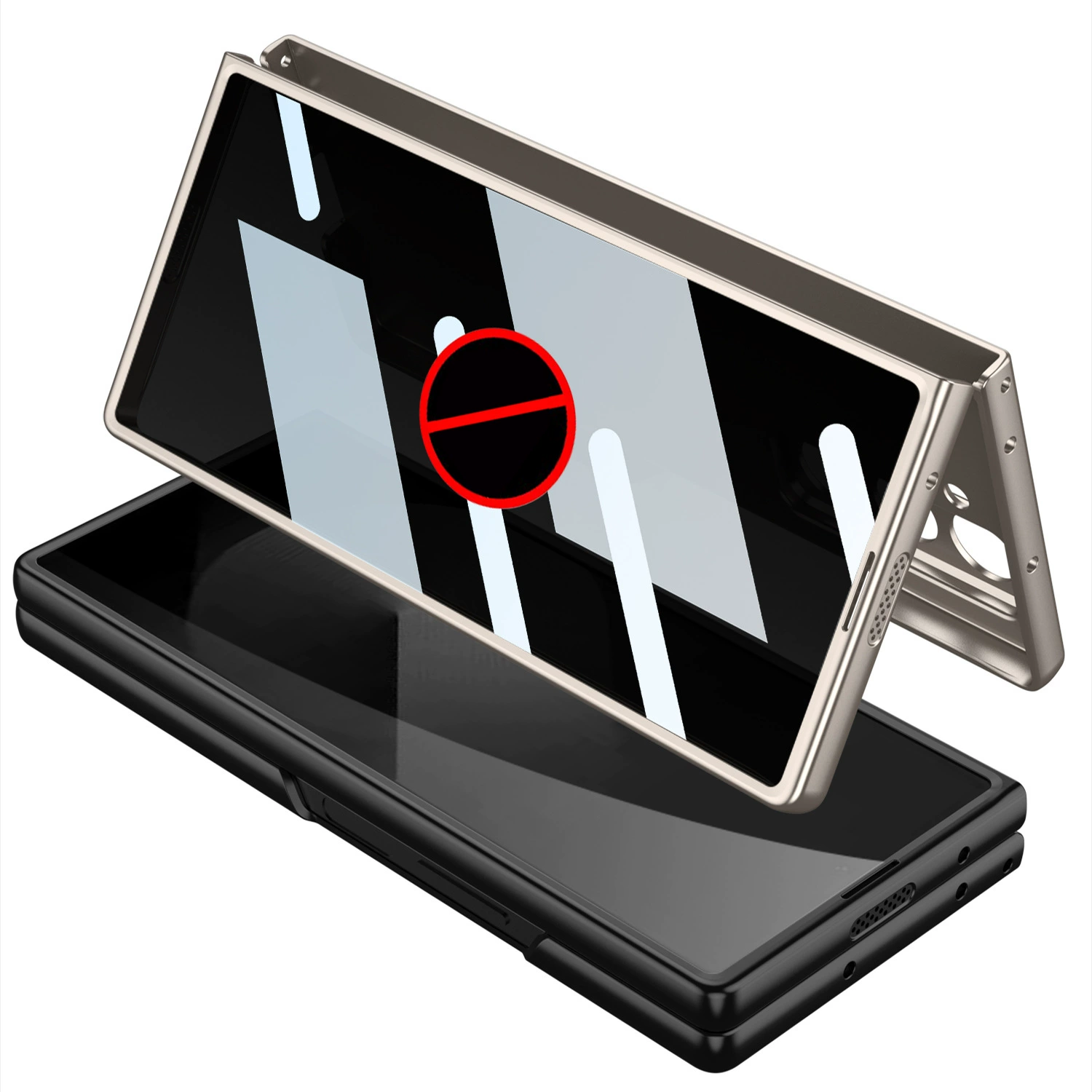 Совместимый с GalaxyZFold6 чехол для телефона ультра‑тонкий, защитный чехол,