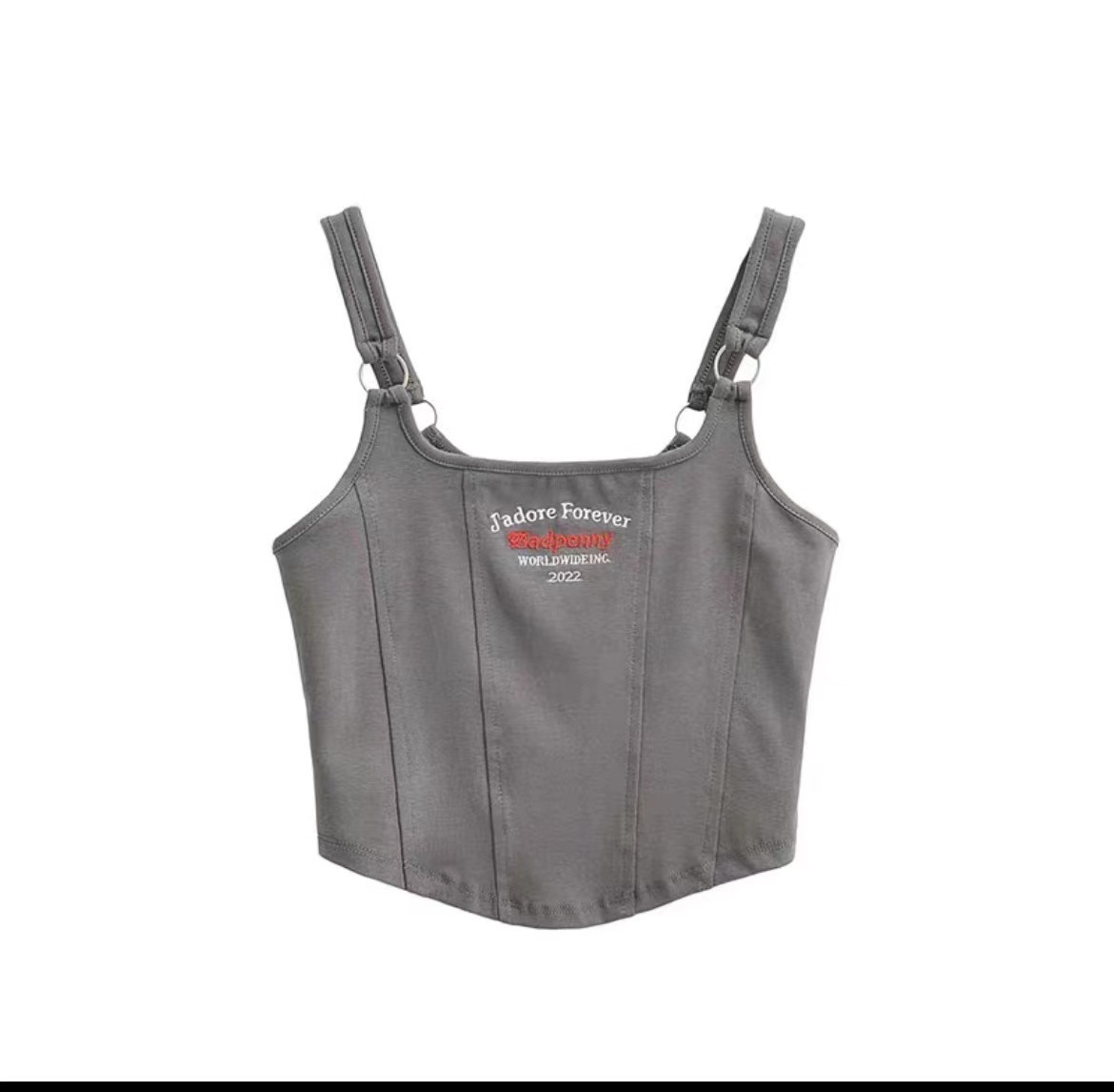 Gris (Copa fija con almohadilla en el pecho)