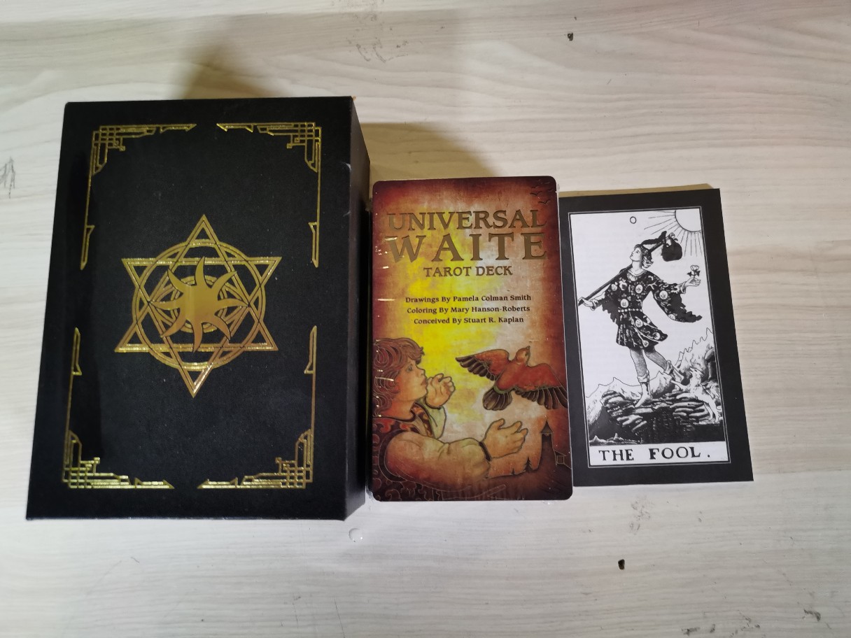 Gioco da tavolo in plastica con lamina metallica, carte regalo dei tarocchi per ufficio in oro_voghion.com