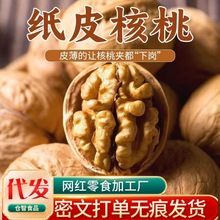 新疆纸皮核桃25年新货阿克苏原味185核桃  500g袋装坚果纸皮核桃