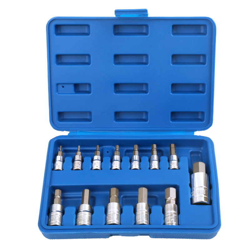 Hi-Spec hex socket presión lote socket cabeza eléctrica hex Llave de trinquete lote cabeza traje