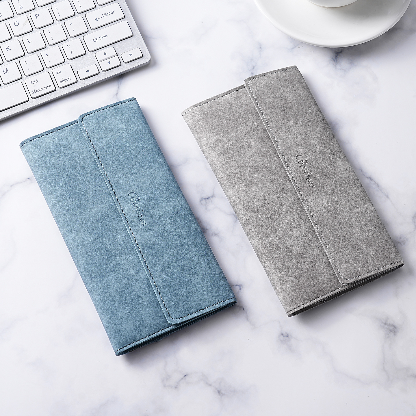 Cartera transfronteriza para hombres nueva simple multi-tarjeta multifuncional larga bolso de cartera para hombres nicho en un hombre mayorista