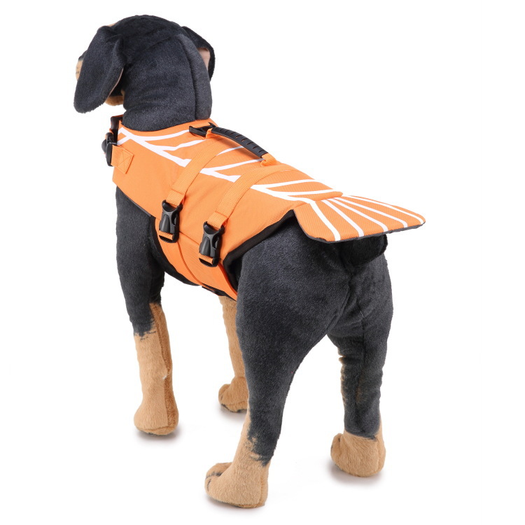 Reflective Buoyancy Dog Swimsuit Life Jacket Animal Shaped Pet Supplies For Small To Large Dogs_voghion.com