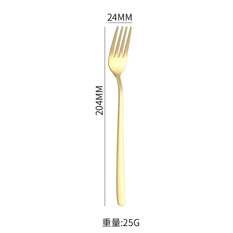 한국식[스테인리스]-골드 포크