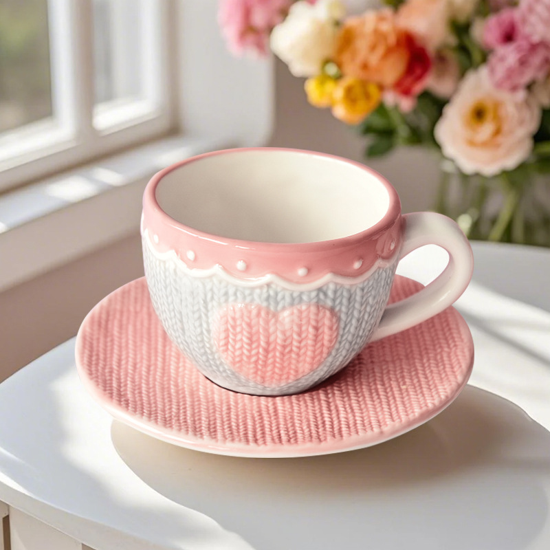 Nuevas tazas de café para parejas tazas de café Navidad Día de Acción de Gracias tazas de café estand tazas de café estilo americano caja de regalo