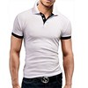 Summer new men's casual short-sleeved polo shirt