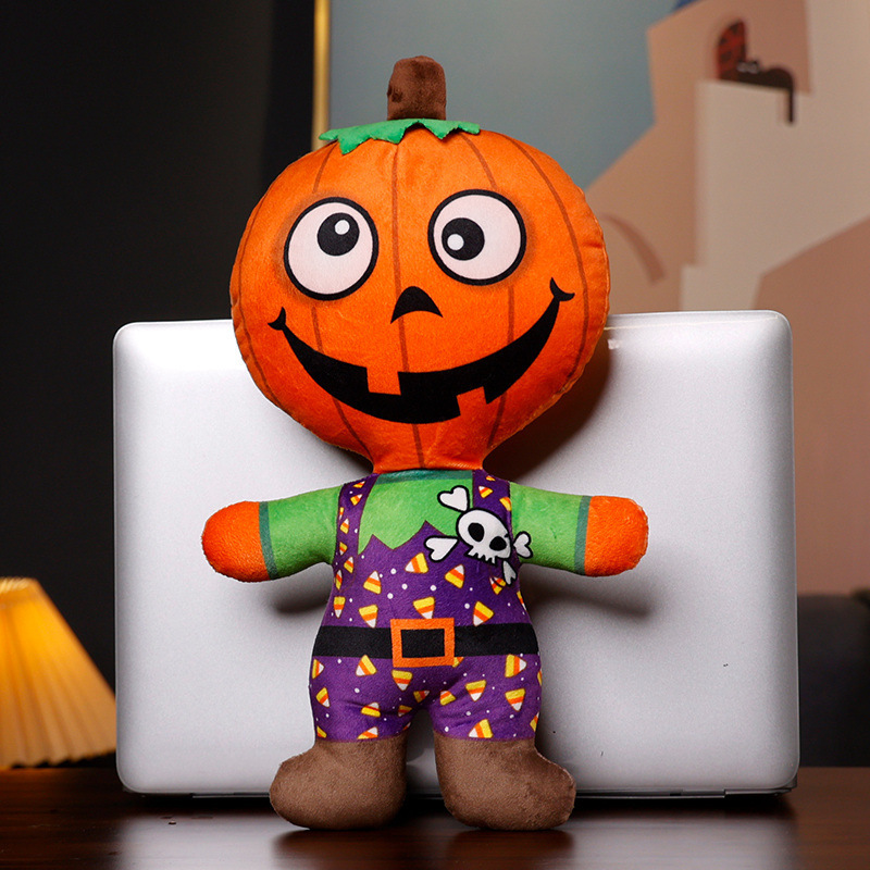 Muñecas de Halloween, juguetes de peluche, gente de calabaza divertida, muñecos de calavera, accesorios de Halloween, decoración, regalos de muñecas