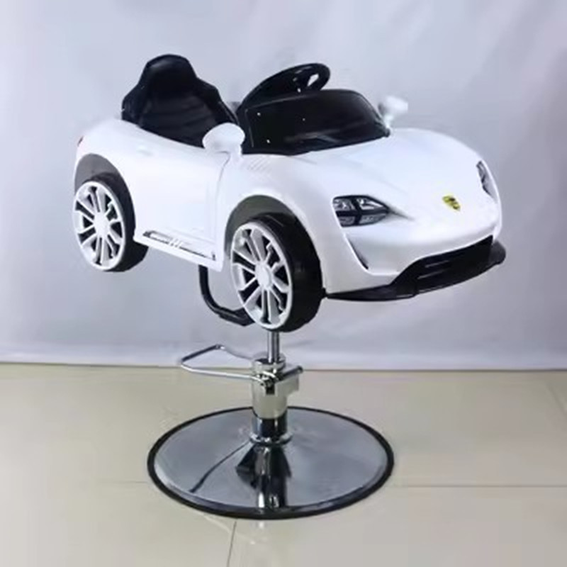Silla de peluquero para niños peluquería especial asiento de coche de dibujos animados ajustable MP3 música Silla de peluquería juguete de dibujos animados